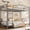 Grey, variant on Bingirl Twin Over Twin Metal Bunk Bed with Ladder and Guardrails - Heavy-Duty, 400 Lbs Capacity, No Box Spring Needed, Easy to Assemble - Pink, Space-Saving 's Bed
