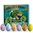 thumbnail image 1 of Dinosaur Bath Bomb Set For Kids With Surprise Toys - 6pcs/box Easter Gift, 1 of 4