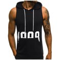 thumbnail image 2 of CEHVOM Fashion Men Sleeveless Printed Drawstring O-Neck Casual Tank Tops, 2 of 6