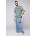 thumbnail image 2 of VISION STREET WEAR GELFAND - Loose Fit Cargo Pant with Adjustable Hems - Dark Stone Denim, 2 of 5