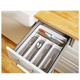 thumbnail image 4 of Silverware Organizer for Kitchen Drawers Classic Silverware Tray Cutlery Tray 6-Compartments Kitchen Organizer Silverware Trays for Kitchen Drawers Silverware Drawer Organizer Tray, 4 of 9