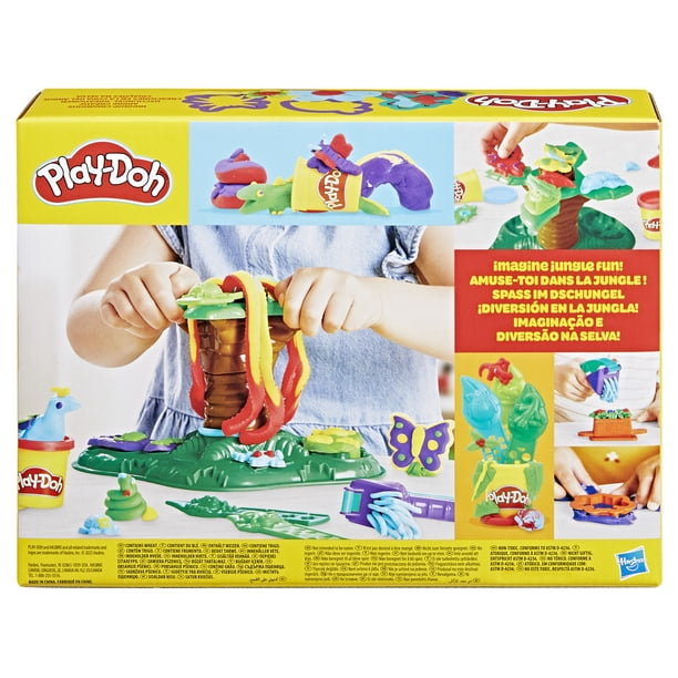 Play-Doh Arbre créatif, coffret de pâte à modeler avec 16 accessoires et 5 couleurs, loisirs créatifs pour filles et garçons, à partir de 3 ans