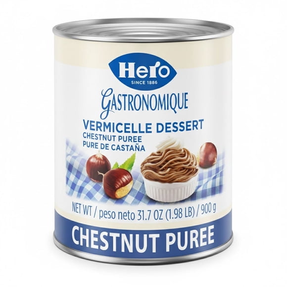 Hero Chestnut Puree 31.7 Oz - Professional Culinary Puree
