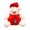 A, variant on Christmas Sitting Reindeer Shelf Sitter Decor,Christmas Decoration Plush Stuffed Animals,Cute Penguin Santa Hat Figure for Tabletop Shelf, Soft Holiday Ornament Home Decor Gift