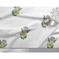 thumbnail image 3 of Soimoi Rayon Fabric Leaves & Floral Block Print Sewing Fabric Yard 56 Inch Wide, 3 of 3