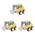 thumbnail image 4 of pitrice Cartoon Push-type Engineering Construction Vehicles Toy Decoration Farm Cars Model Early Educational Boys Children Baby Gift Drilling Machine No.03 3PCS, 4 of 6
