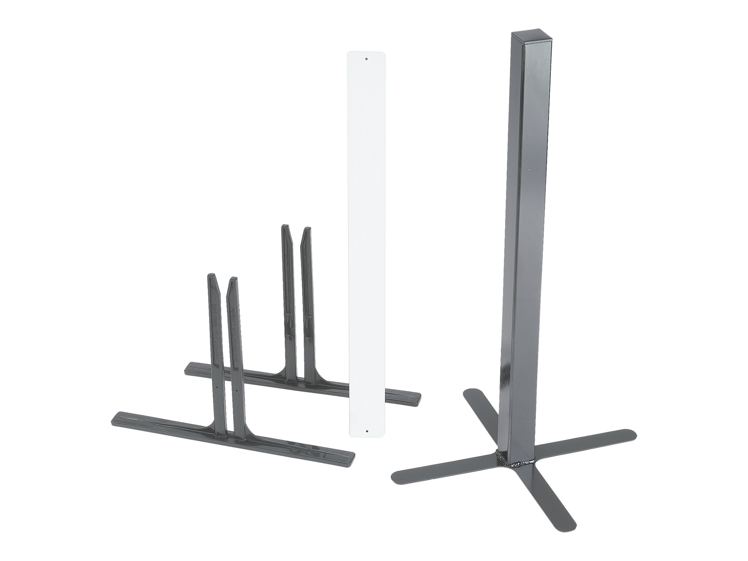 Angeles Quiet Divider with Sound Sponge - Pieds de Cloison - Noir (Lot de 2)