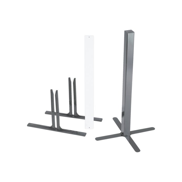 Angeles Quiet Divider with Sound Sponge - Pieds de Cloison - Noir (Lot de 2)