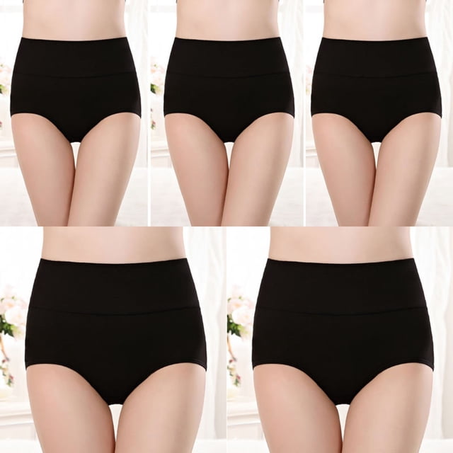 Soki Womens Underwear 6PC Cotton High Rise Briefs on Clearance