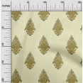 thumbnail image 1 of oneOone Georgette Viscose Fabric Leaves|Floral & Paisley Block Print Fabric BTY 42 Inch Wide, 1 of 4