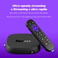 thumbnail image 3 of Roku Ultra 2024 | The Ultimate Streaming Player - 4K Streaming Device with HDR10+, Dolby Vision & Atmos - Bluetooth & Wi-Fi 6 - Rechargeable Voice Remote Pro with Backlit Buttons - Free & Live TV, 3 of 10