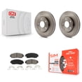 thumbnail image 1 of Transit Auto Front Disc Brake Rotors and Semi-Metallic Pads Kit for Car 2005-2010 Honda Odyssey K8S-100441, 1 of 11