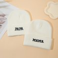 thumbnail image 1 of SNNROO Single/Two/Three-piece Set Papa+mama Autumn and Winter Knitted Hats, 1 of 7