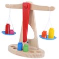 thumbnail image 1 of Rubber Wood Wooden Balances, Colorful Weights Designs Portable For Education Fun Above 3 Years Old Children Playing, 1 of 8