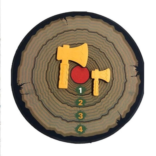 Jeu de Lancer de Hache Collant, Jouet Compétitif, Cible Murale Auto-Adhésive Interactive pour Sports Intérieur Extérieur Halloween
