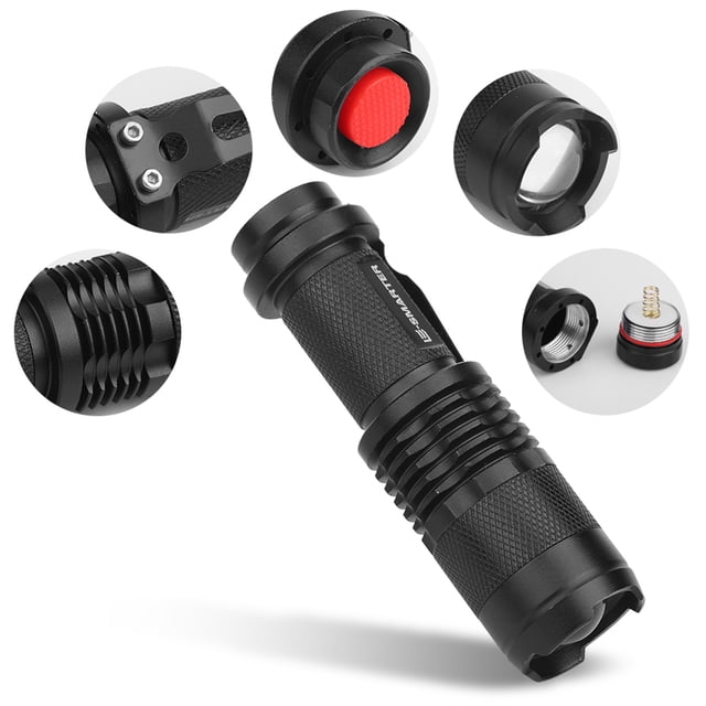 3.82 X 1.18 Inch Blacklight Flashlight, Aluminum Alloy LED Flashlight UV Black Light Flashlight, For Checking Money Emergency