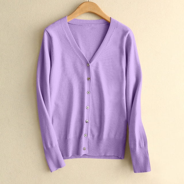 Mefallenssiah Oversized Cardigans for Women Women'S New Spring and New Women'S Sweater Cardigan V-Neck Long Sleeve Plus Oversize Women'S Cardigan Knitted Outer