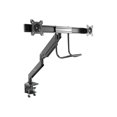 thumbnail image 1 of StarTech.com Support de Bureau à Double Bras pour Moniteur avec USB et Audio - Support VESA Mince à Mouvement Complet et Réglable pour Moniteurs Doubles jusqu'à 32 Pouces - Articulations Ergonomiques - Pince en C/patte d'Oeillet (ARMSLIMDUAL2USB3), 1 of 4