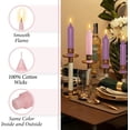 thumbnail image 3 of 7 Inch Taper Candle Candle Sticks, 4PCS Pillar Candles Handmade Unscenteds Candlesticks for Festive, Party, Spell, Wedding, Home Decor, 3 of 6