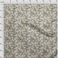 thumbnail image 4 of oneOone Polyester Spandex Yellow Fabric Floral Craft Projects Decor Fabric Printed By The Yard 56 Inch Wide, 4 of 4
