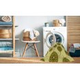 thumbnail image 2 of Ahgly Company Tapis d'Intérieur Lavables en Machine, Carrés Transitionnels Vert Jaune Foncé, Carrés de 3', 2 of 7