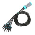 thumbnail image 1 of MasteelfCA Automatic Watering Drip Irrigation System Kit Gardening Drip Irrigation Set Watering Tool for Home Store Yard Use (Sky-blue), 1 of 5