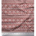 thumbnail image 1 of Soimoi polyester Crepe Fabric Aztec African Print Fabric by Yard 52 Inch Wide, 1 of 3