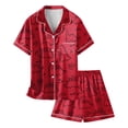 thumbnail image 4 of Sunnyoo Girls DIY Hand Painted Homewear Set Short Slevee Coloring Pajamas Sleepwear, 4 of 4