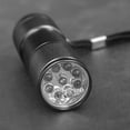 thumbnail image 3 of TIELUTT Détection de Lumière Noire 9 LED Mini Lampe de Poche Violette Lampe Torche Lampe Phares pour Adultes Lumière de Randonnée Pince Lumière de Tête de Espadrilles Chapeau Rigide Lumière Rechargeable Lumière de Course de Nuit, 3 of 8