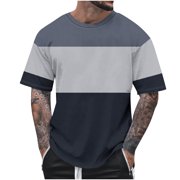 Birdeem Summer Fashion Casual Mens Round Neck Printed T-Shirt Top