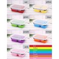 thumbnail image 3 of Wamans Heated Lunch Box Lunch Box with Spoon Silicone Folding Microwave Oven Portable Lunch Box Refrigerator Storage Box Fresh Keeping Box Clearance Items, 3 of 5