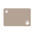 thumbnail image 3 of Pet Feeding Mat Washable And Reusable Cat And Dog Food Mat Training Puppy Water Absorbent Pad Quick Drying And Proof Mat Pottery Chargers Pottery Charger Plates End Table round Dinning Table with 6, 3 of 4