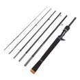 thumbnail image 3 of 6 Piece Fishing Pole Ultralight Spinning/Casting Rod Travel Fishing Rod with Storage Bag, 3 of 5