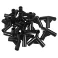 thumbnail image 1 of FONDOTIN 24Pcs Plastic Tent Pole Connectors Black Canopy Tent Parts For Backyard Use, 1 of 8