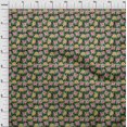 thumbnail image 4 of oneOone Silk Tabby Black Fabric Tropical Craft Projects Decor Fabric Printed By The Yard 42 Inch Wide, 4 of 5