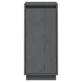 thumbnail image 3 of vidaXL Buffet Gris 31.5x34x75 cm Pin Massif, 3 of 5