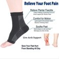 thumbnail image 4 of 3Pairs Soothe Relief Compression Socks, Fitness Compression Socks Elastic Cycling Socks Ankle Brace for Plantar Fasciitis Sleeve Soothe, 4 of 8