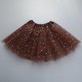 thumbnail image 5 of KIHOUT Clearance Toddler Girls Cute Party Dance Solid Color Net Yarn Sequins Stars Tulle, 5 of 5