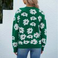 thumbnail image 2 of U.Vomade Women's Crew Neckline Chenille Sweater, 2 of 5