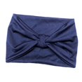thumbnail image 3 of MERIGLARE Bandeau Large Élastique pour Femmes pour Sports, Course, Bleu Marine, 3 of 9