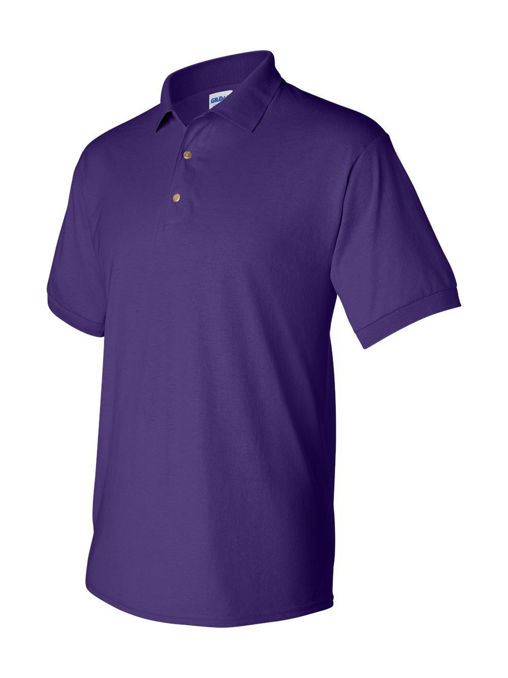 Gildan - Polo Jersey DryBlend - 8800 - Violet - Taille : L