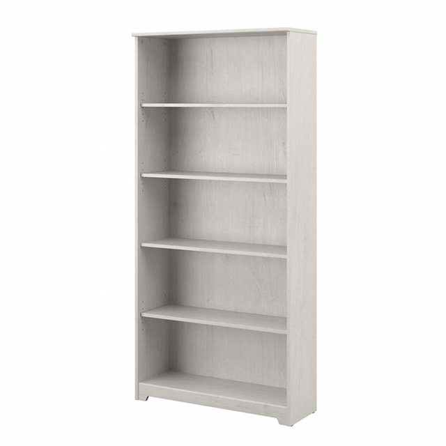 Scranton & Co Meuble Cabot Bibliothèque Haute à 5 Tablettes en Chêne Blanc Lin