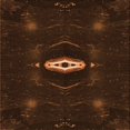 thumbnail image 1 of Ahgly Tapis d'Intérieur Lavable en Machine Carré Marron Selle, 4 Pieds Carré, 1 of 7