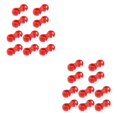 thumbnail image 4 of facefd 1/2/3/5 10 Pcs Clips de Style S pour Câble de Frein Guide de Tuyau de Boucle Vélo Rouge 10 Pcs 2 Pcs, 4 of 6