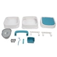 thumbnail image 2 of Bedside Commode Chair, Portable Wider Armrests Commode Chair For Toilet Anti Slip Silent Folding Lid  For Pregnant, 2 of 8