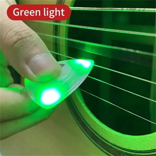 EGNMCR Room Decor, Home Decor Light Up Guitar Pick -The Perfect Gift For Guitar Lovers-LED Luminous Paddles pick pick