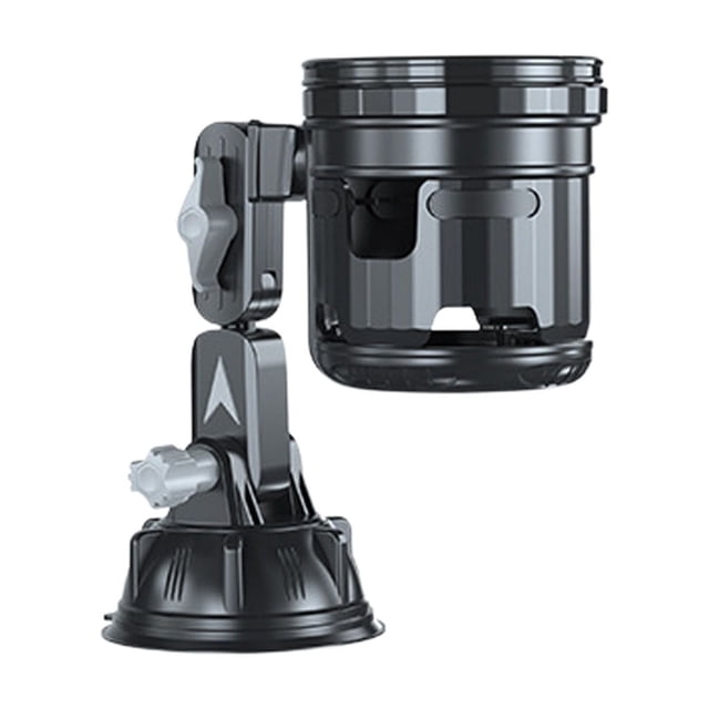D-185 Grey Gray Short Rod Car Cup Support Beverage Holder With Strong Suction Cup For Phone Mounting #6p0kJ