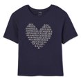 thumbnail image 1 of T-shirt avec imprimé graphique George pour filles, 1 of 2