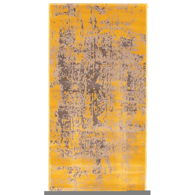 ECARPET Traditional Style Area Rug for Dining Room, Living Room and Bedroom Charlotte Yellow
