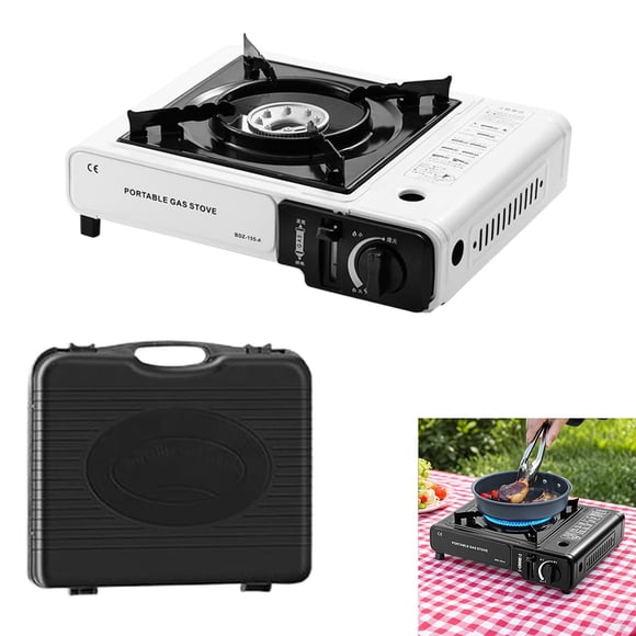 Cqxid Camping Experience Card Stove Under $40 Bakeware Portable Camping Stove Camping Stove Outdoor Table BBQ 2900W Power Regulation Cooking Accessories For Camping Hiking Garden